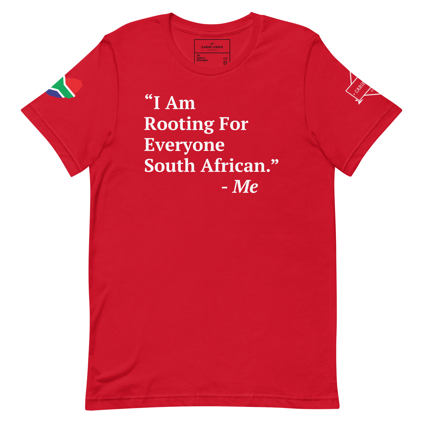 I Am Rooting: South Africa Unisex t-shirt