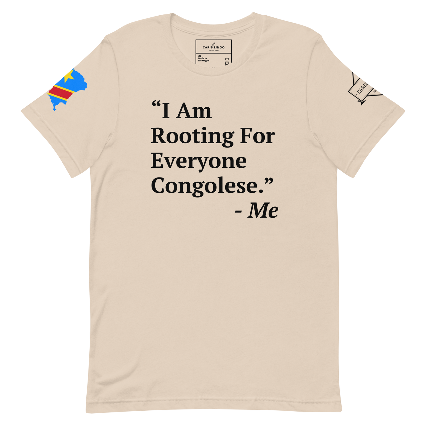 I Am Rooting: Congo Unisex t-shirt