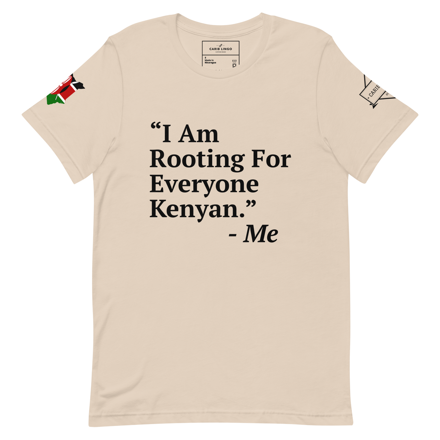 I Am Rooting: Kenya Unisex t-shirt