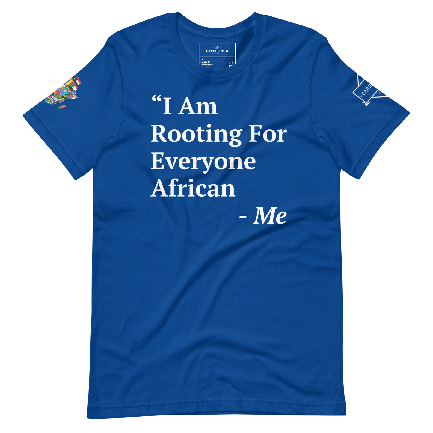 I Am Rooting: African Unisex t-shirt