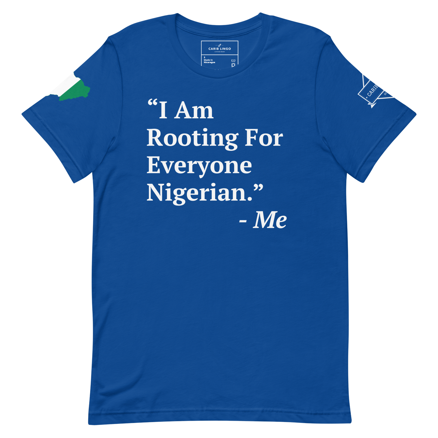 I Am Rooting: Nigeria Unisex t-shirt