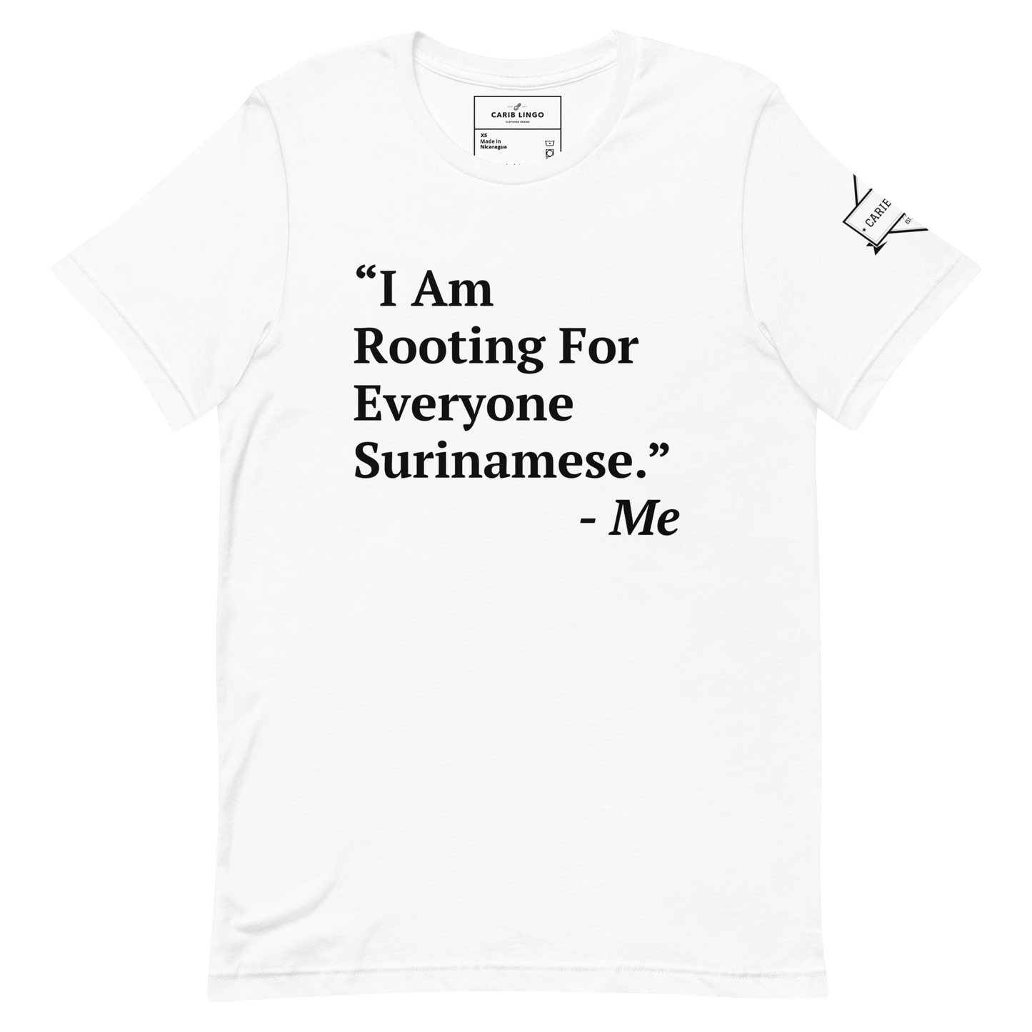 I Am Rooting: Suriname Unisex t-shirt