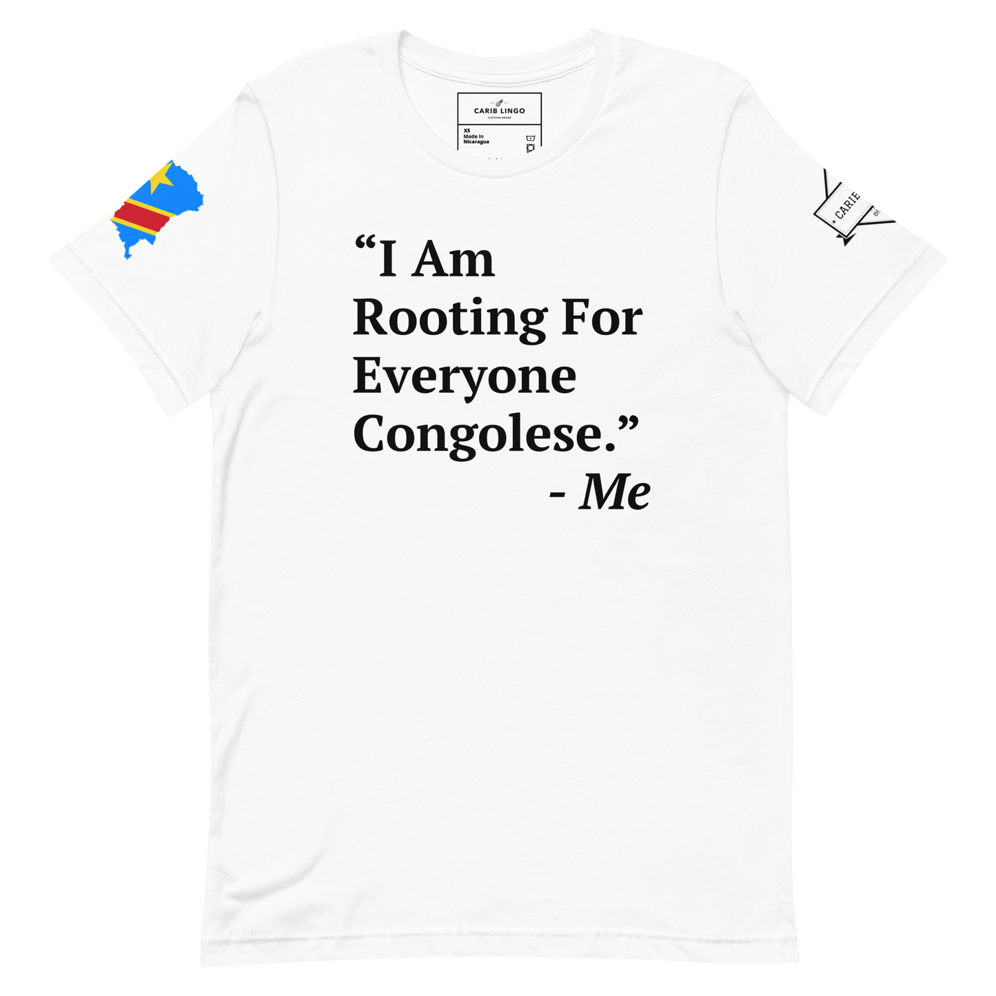 I Am Rooting: Congo Unisex t-shirt