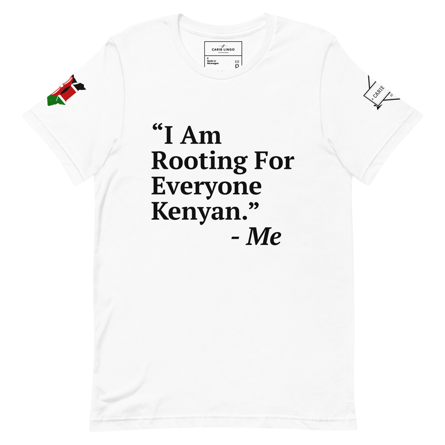 I Am Rooting: Kenya Unisex t-shirt