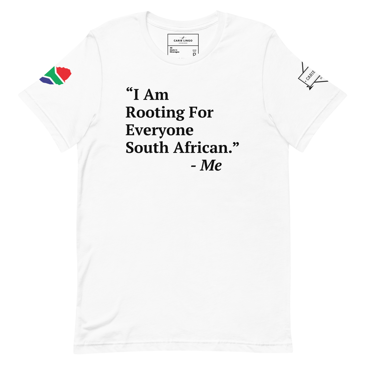 I Am Rooting: South Africa Unisex t-shirt