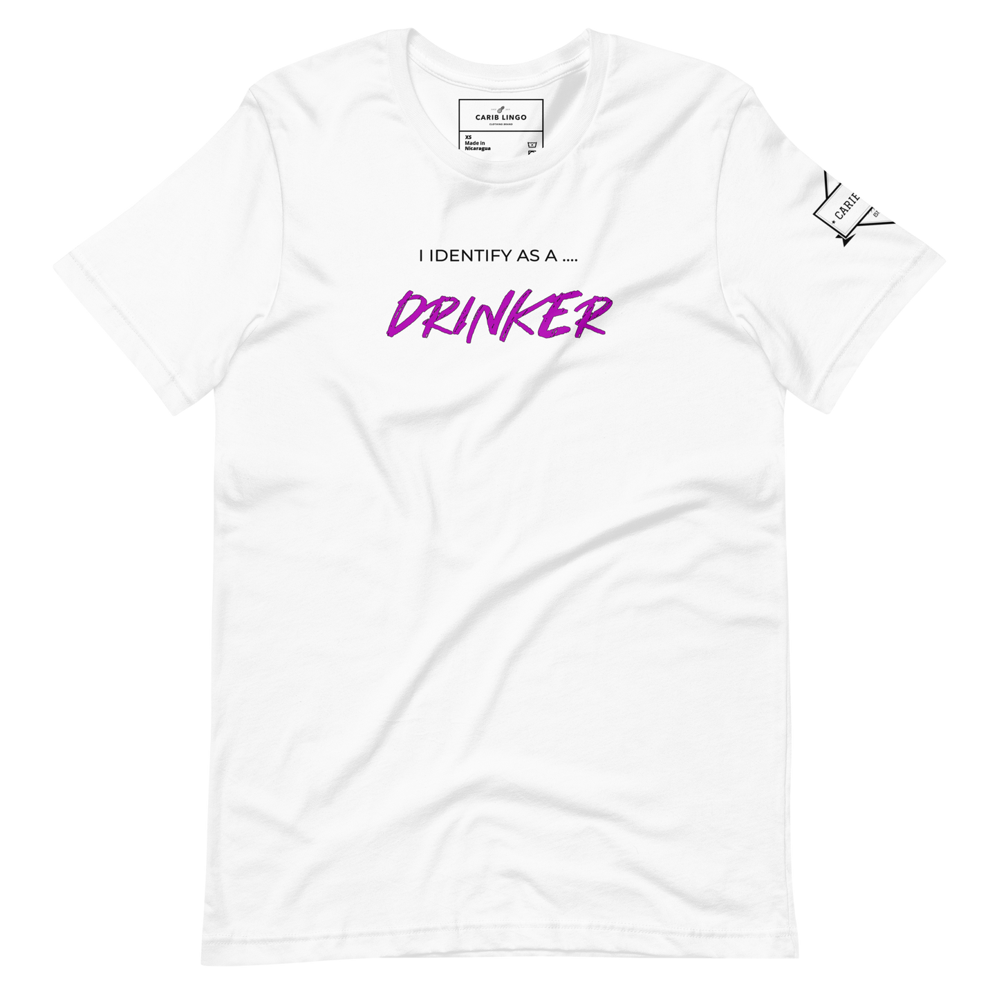 I Identify: Drinker Unisex t-shirt