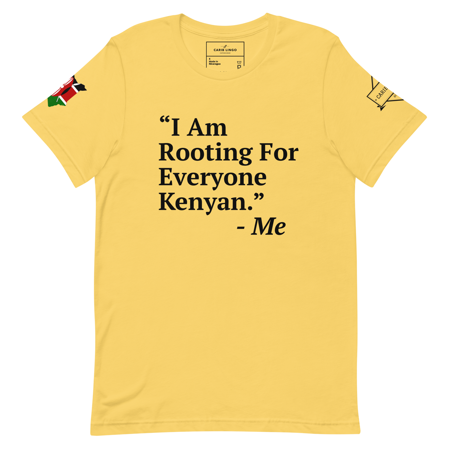 I Am Rooting: Kenya Unisex t-shirt