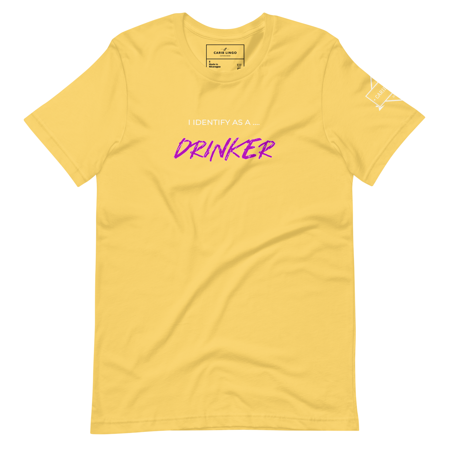 I Identify: Drinker Unisex t-shirt