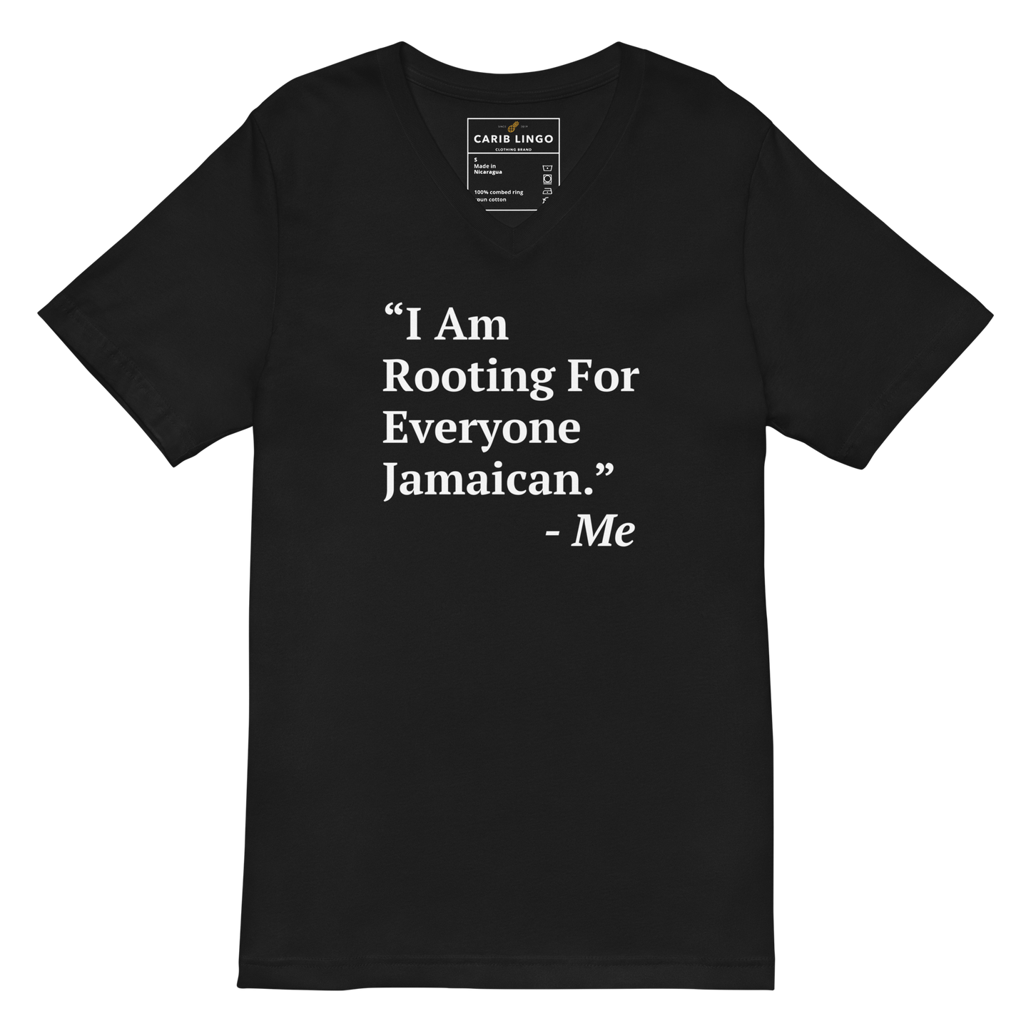 I Am Rooting: Jamaica V-Neck T-Shirt