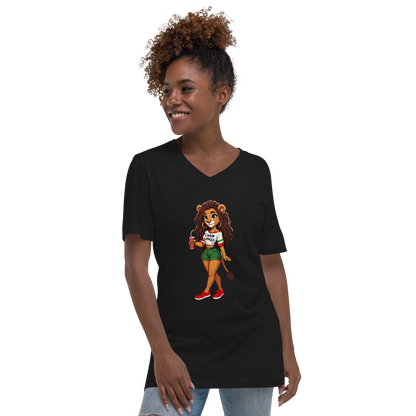 Empress Unisex Short Sleeve V-Neck T-Shirt