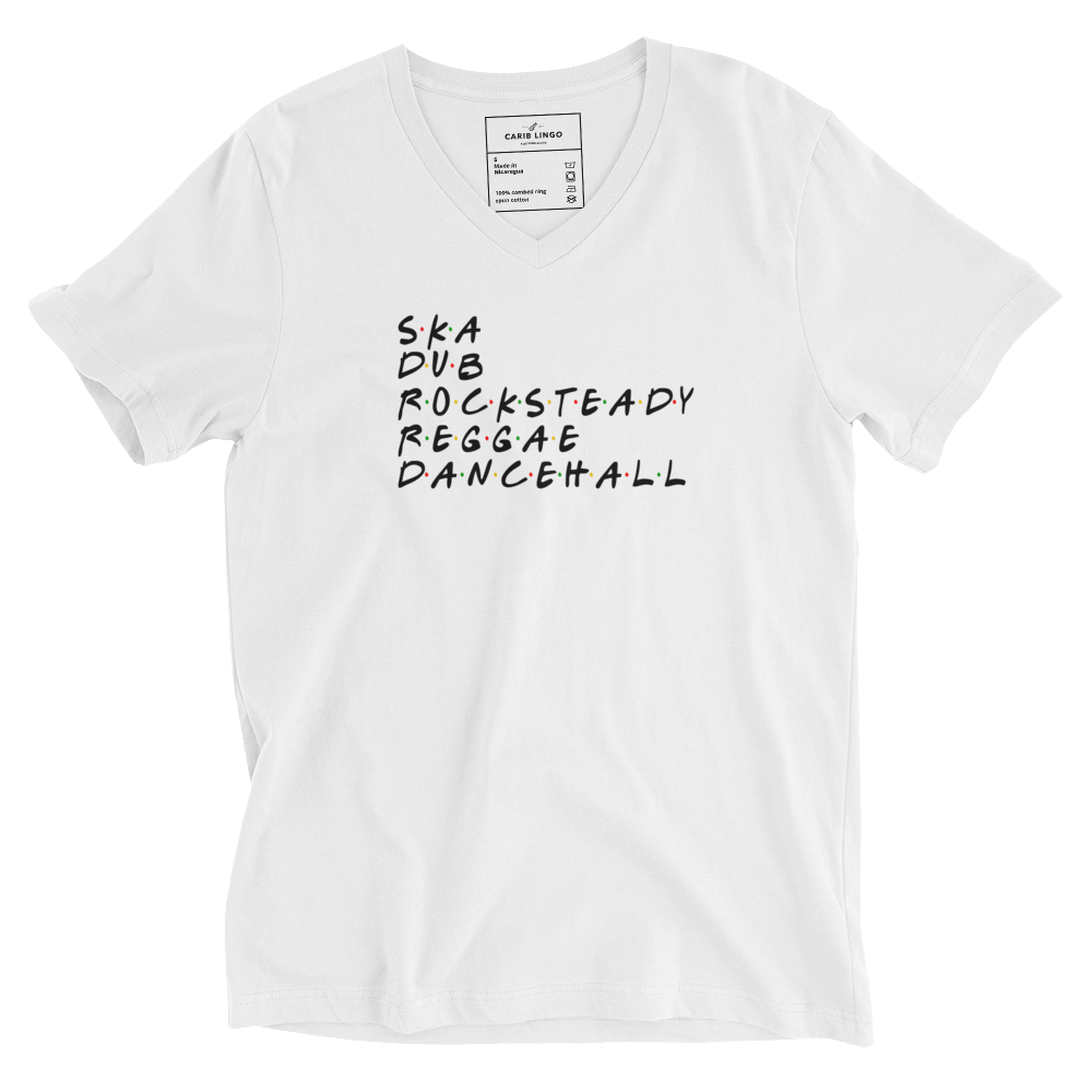 Dancehall Musicology V-Neck T-Shirt