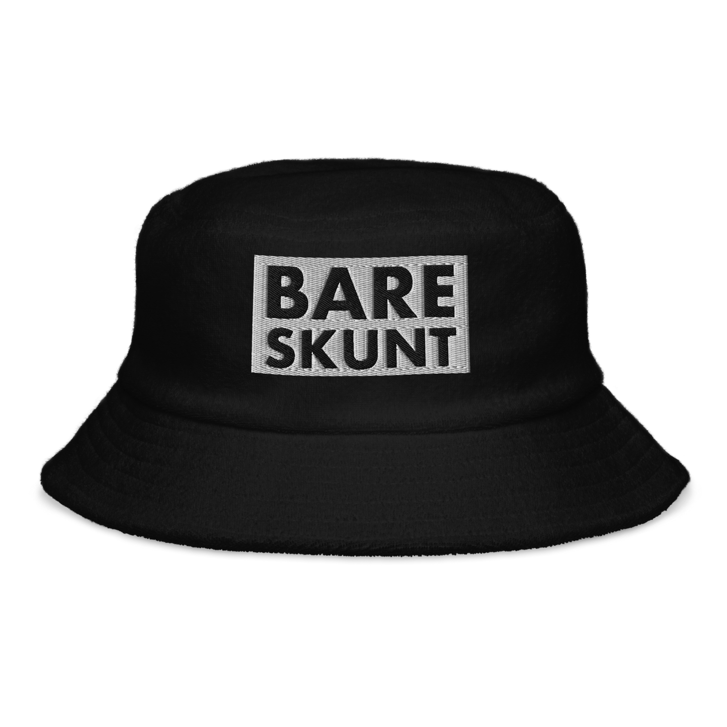 Bare Skunt Unstructured terry cloth bucket hat