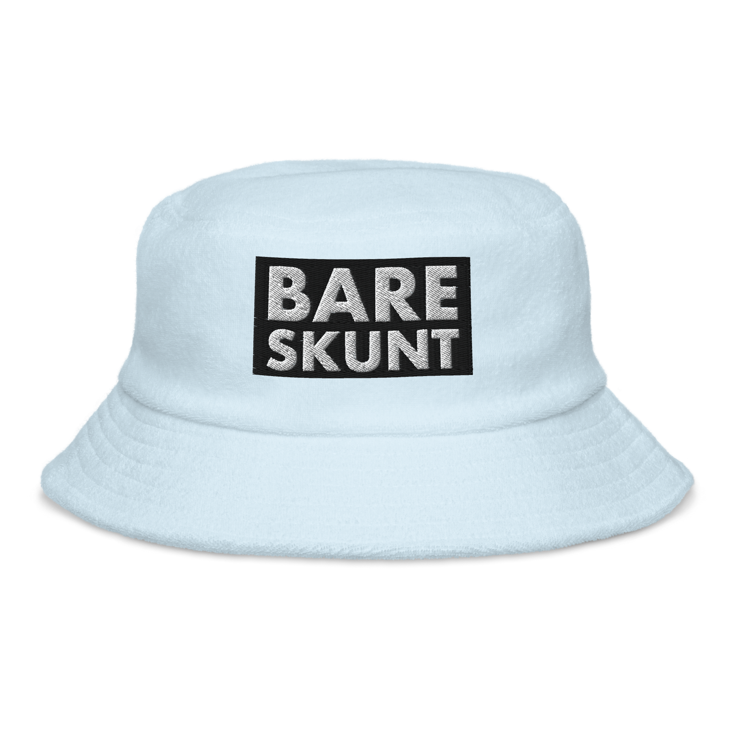 Bare Skunt Unstructured terry cloth bucket hat