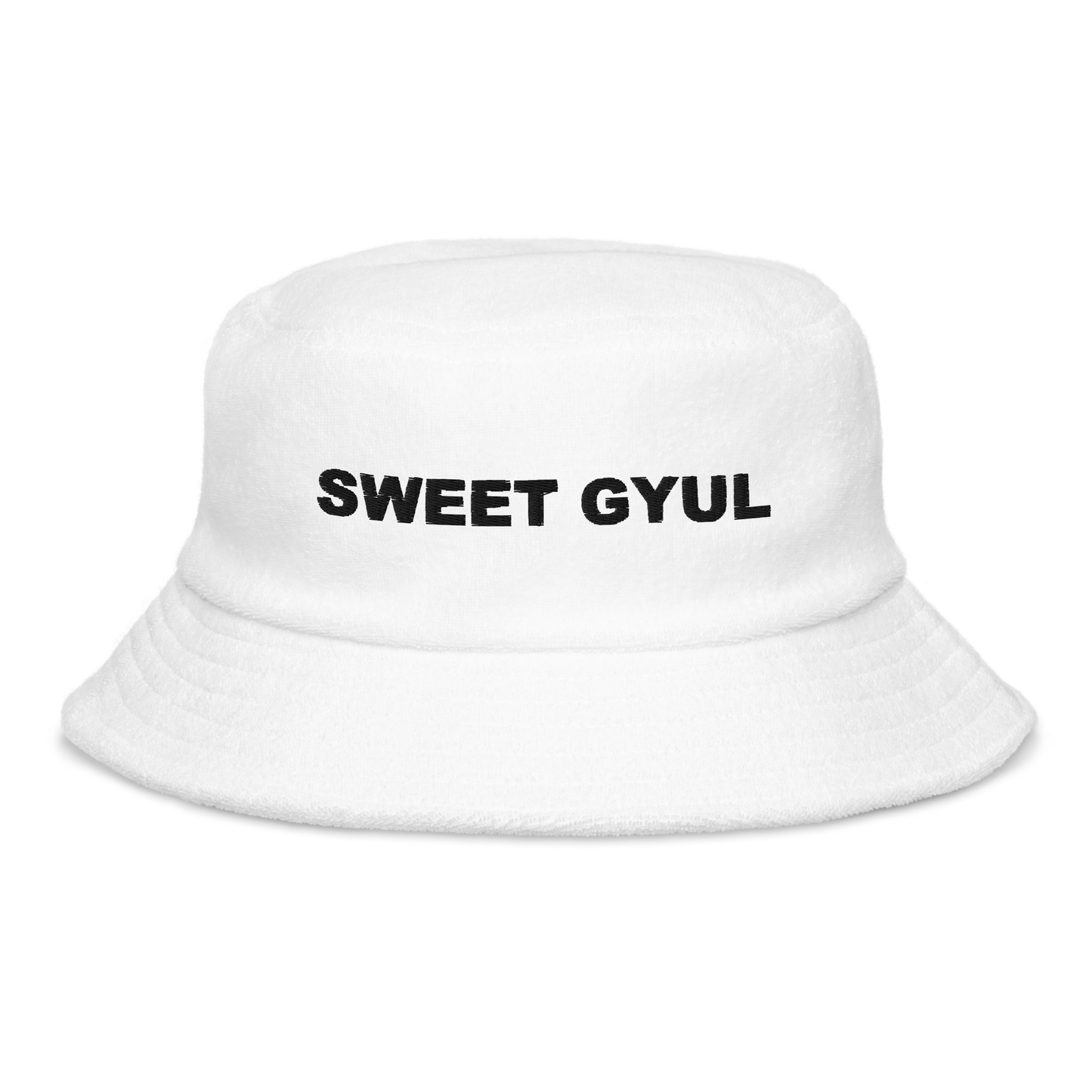 Sweey Gyul Unstructured terry cloth bucket hat