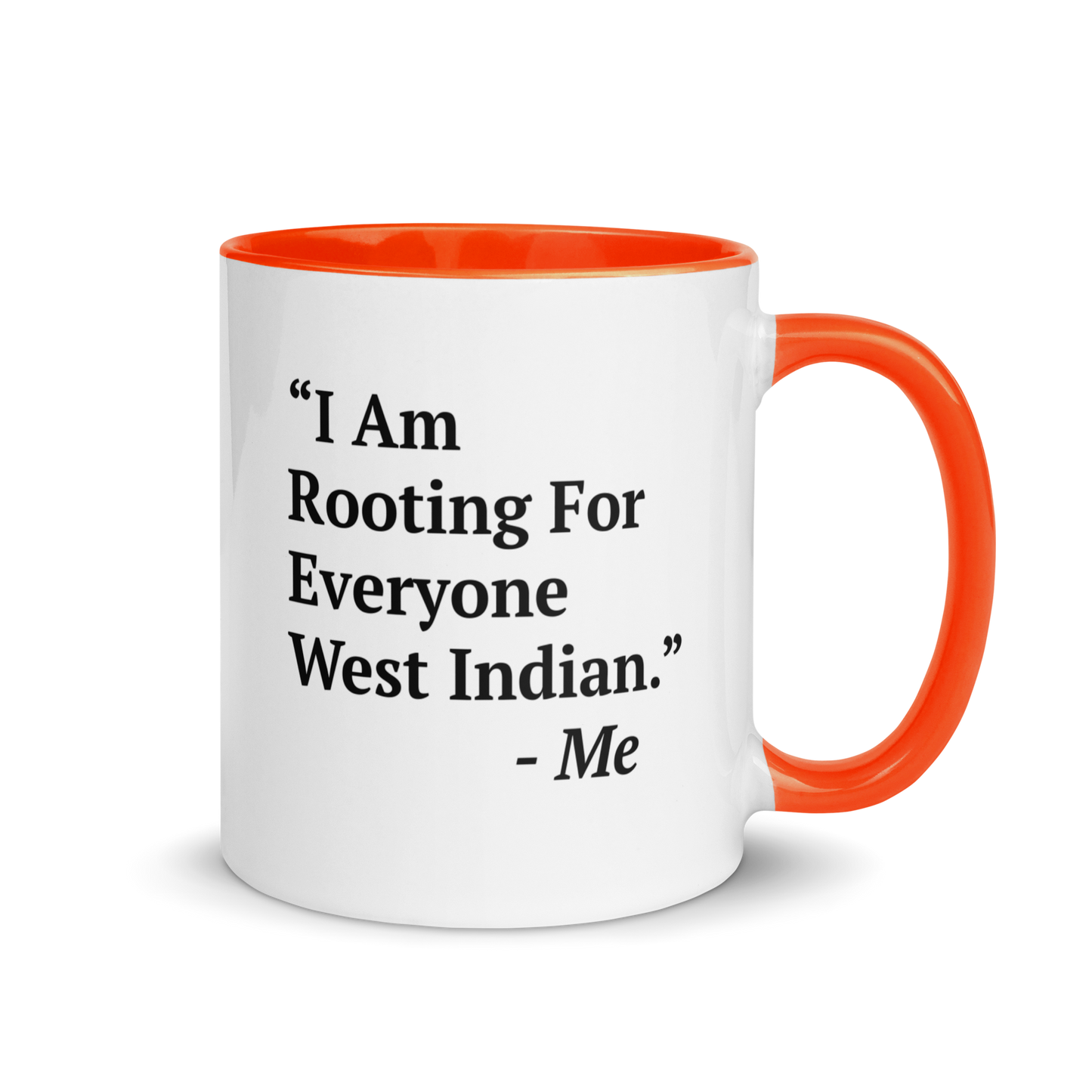 I Am Rooting: West Indies Mug with Color Inside