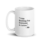 I Am Rooting: St. Lucia White glossy mug