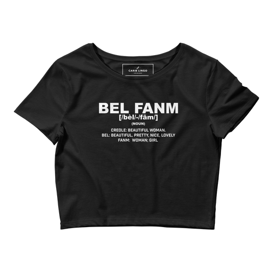 Bel Fanm Women’s Crop Tee