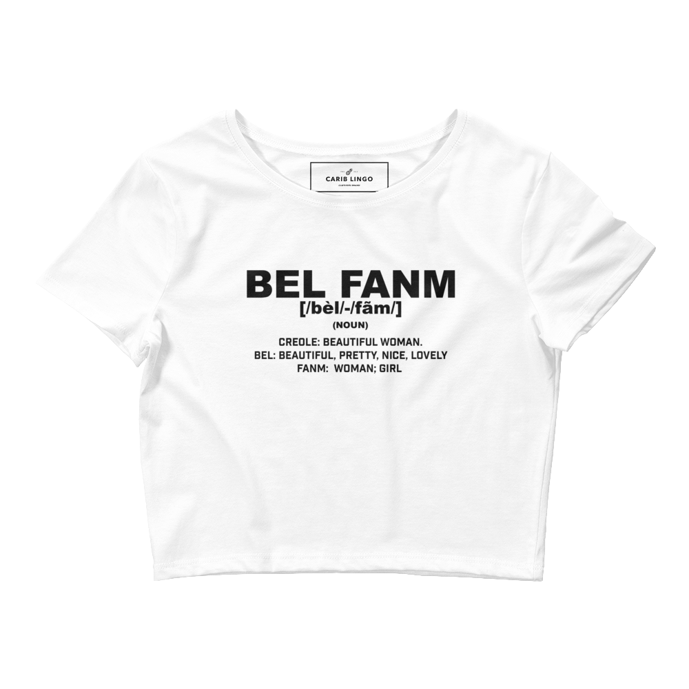 Bel Fanm Women’s Crop Tee