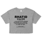 Rhatid Women’s crop top
