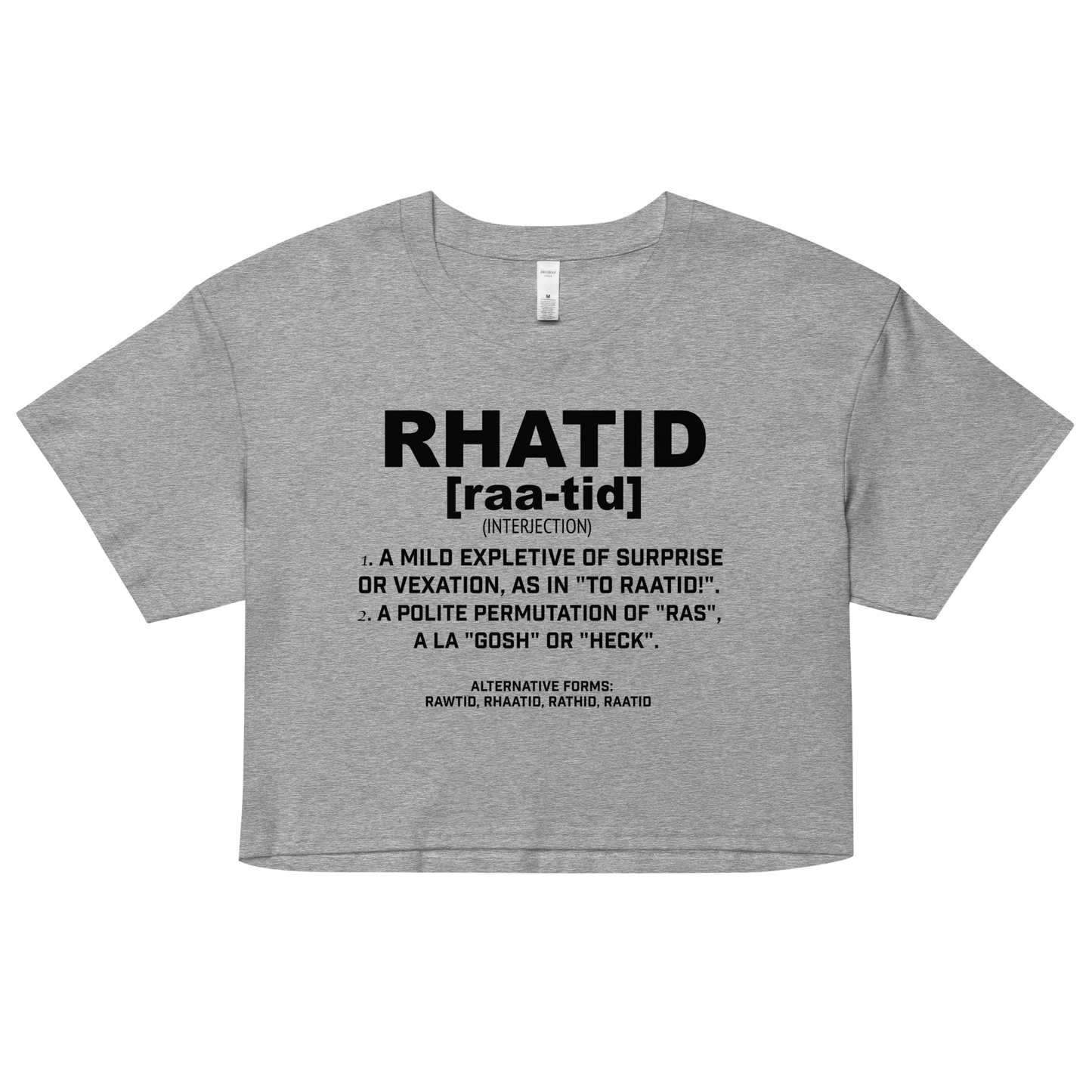 Rhatid Women’s crop top