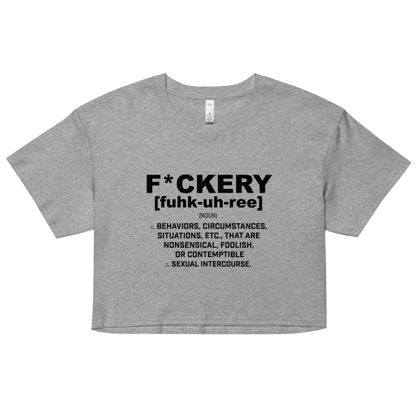 F*ckery Women’s crop top