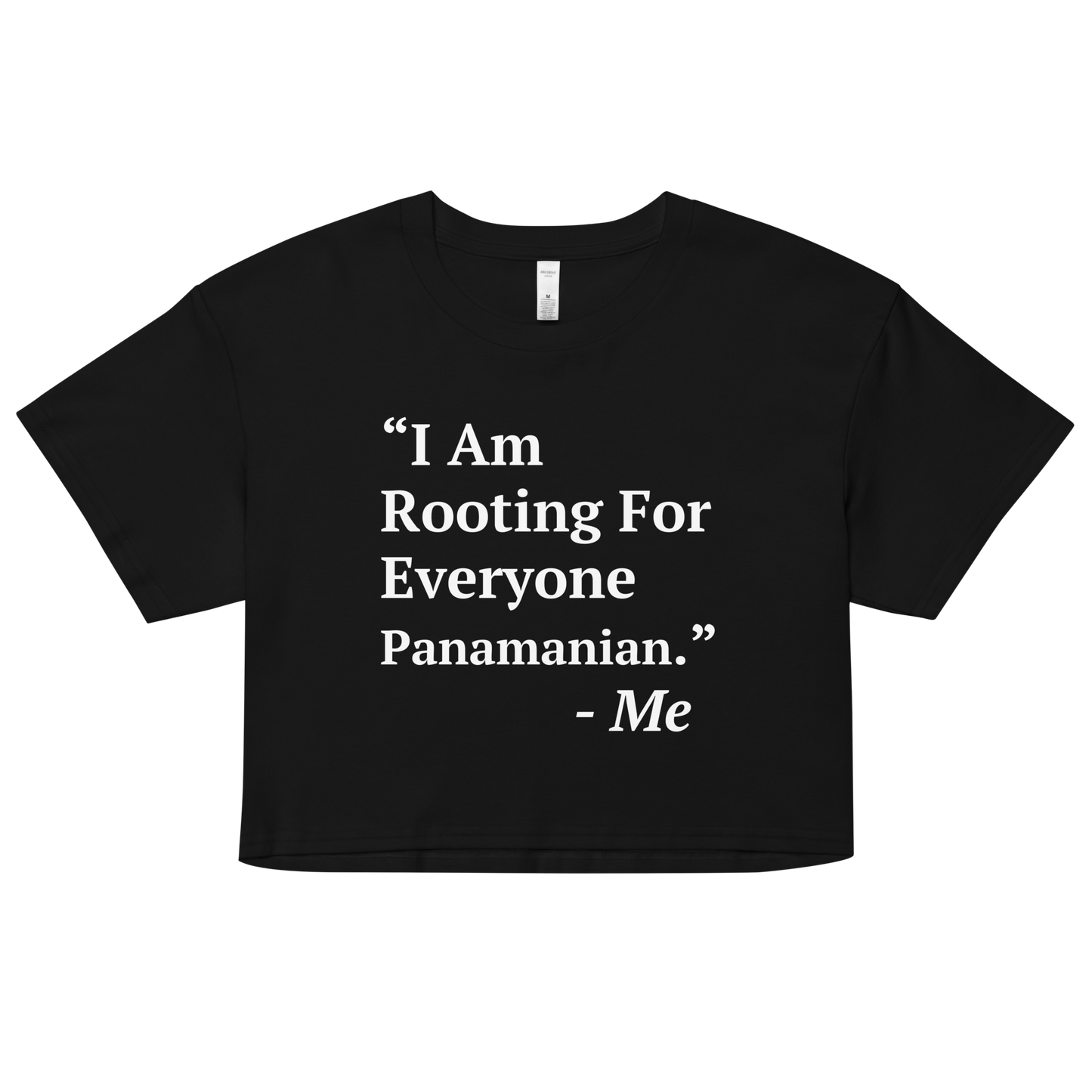 I Am Rooting: Panama Women’s crop top