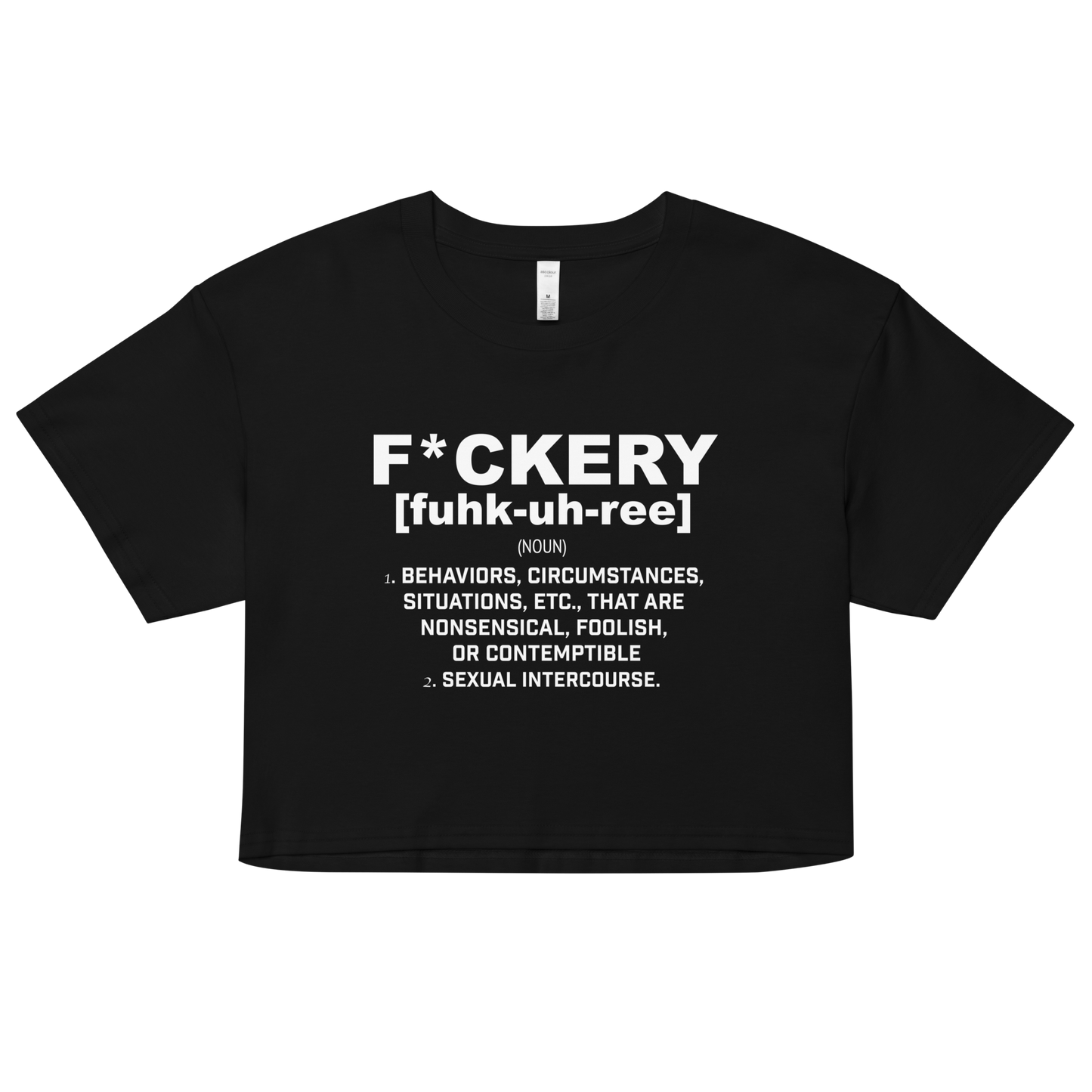 F*ckery Women’s crop top