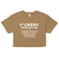 F*ckery Women’s crop top