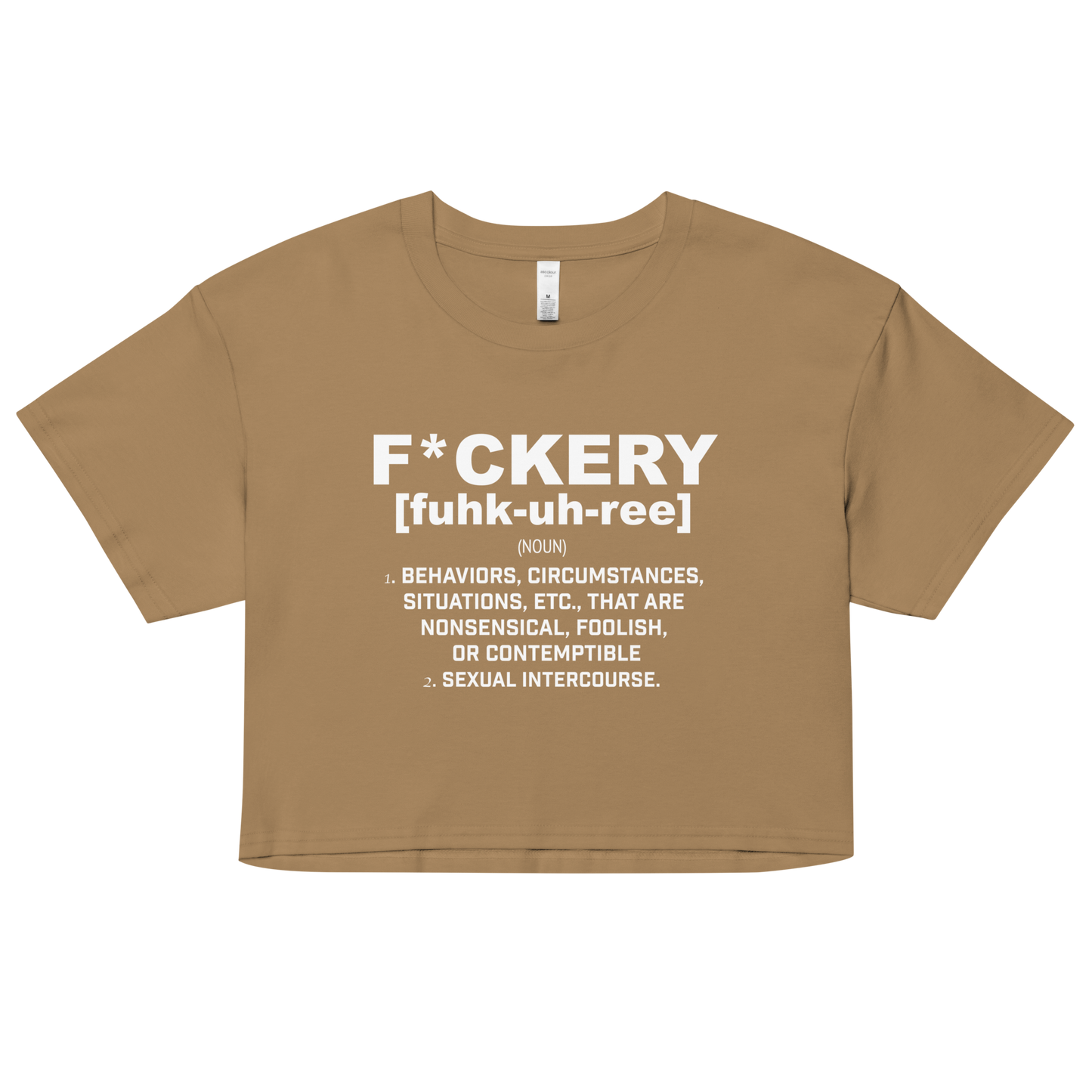 F*ckery Women’s crop top