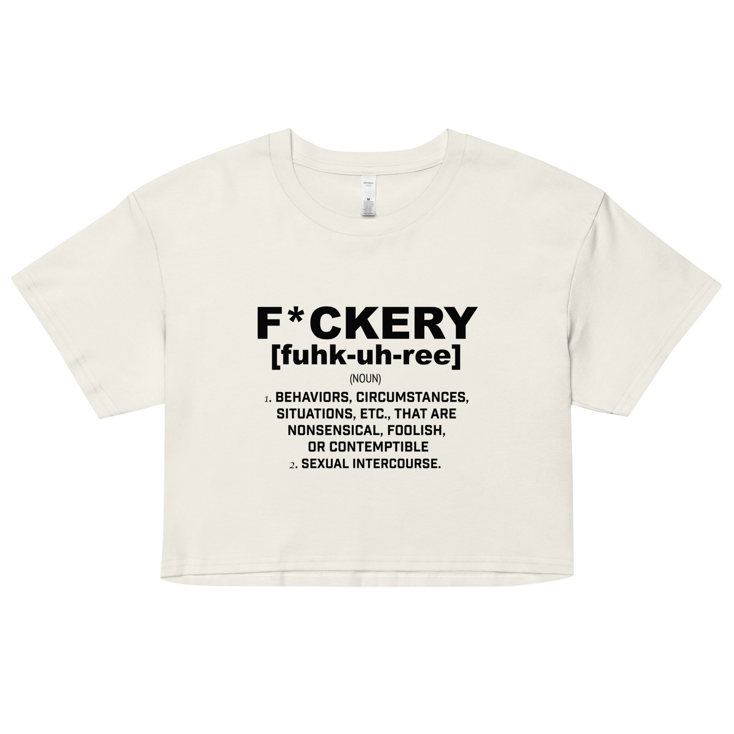 F*ckery Women’s crop top