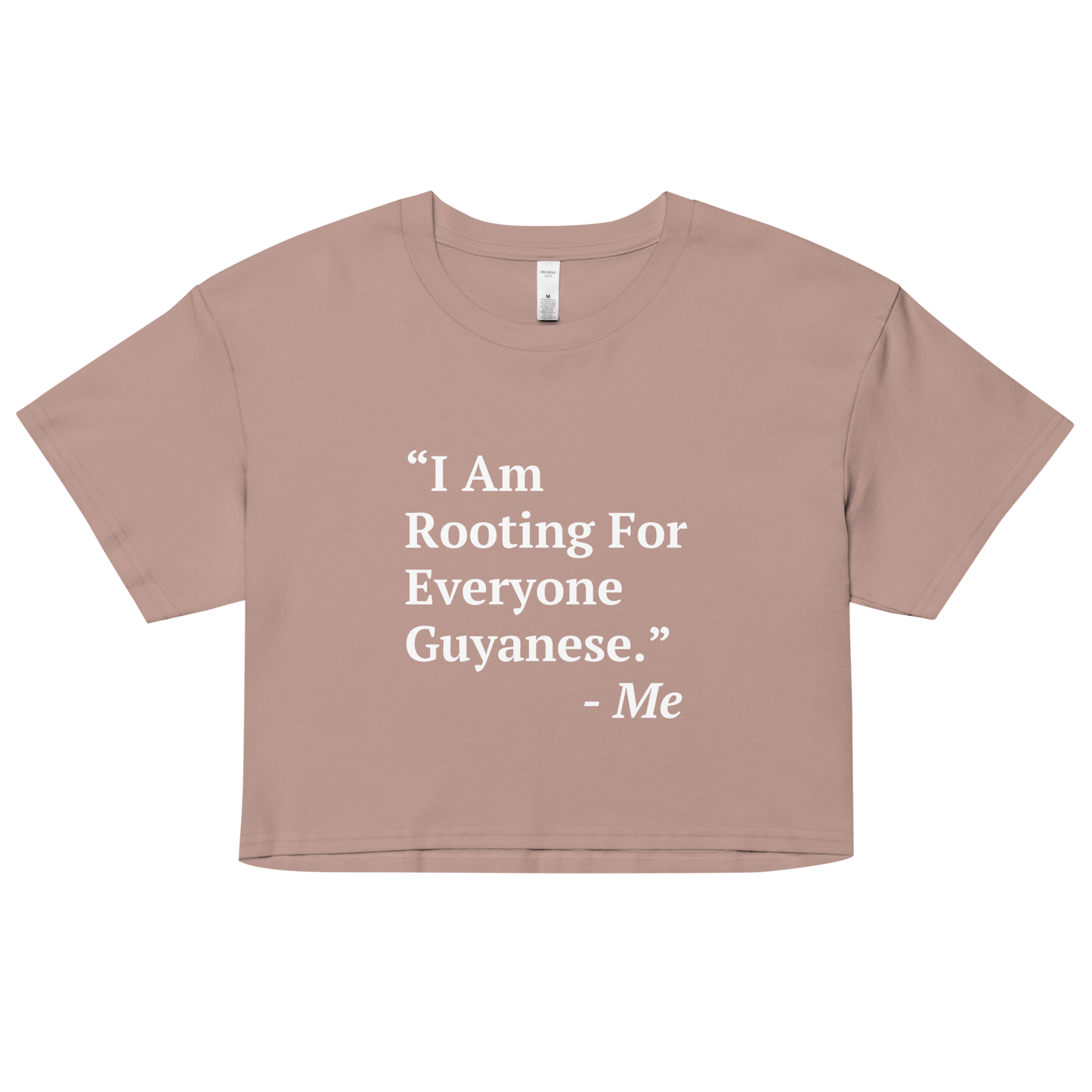 I Am Rooting: Guyana Women’s crop top