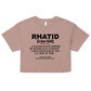 Rhatid Women’s crop top