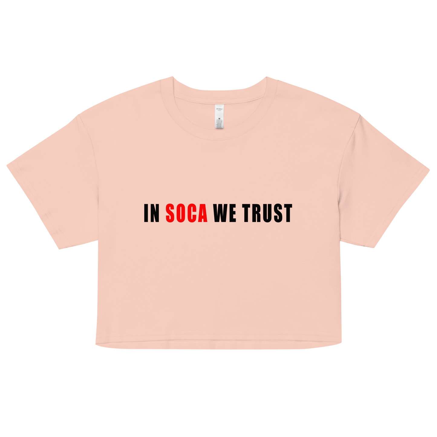 In Soca We Trust Women’s crop top