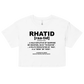 Rhatid Women’s crop top