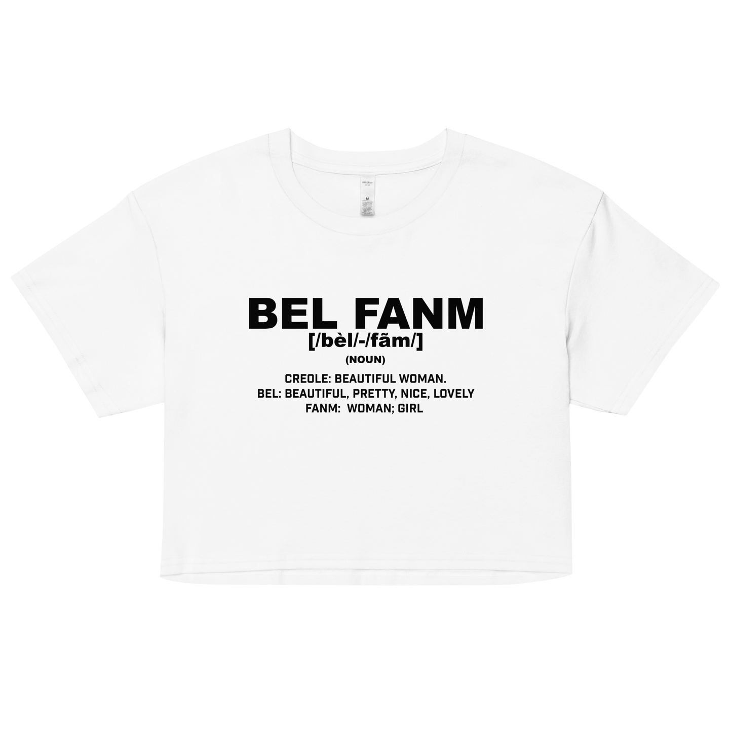 Bel Fanm Women’s crop top