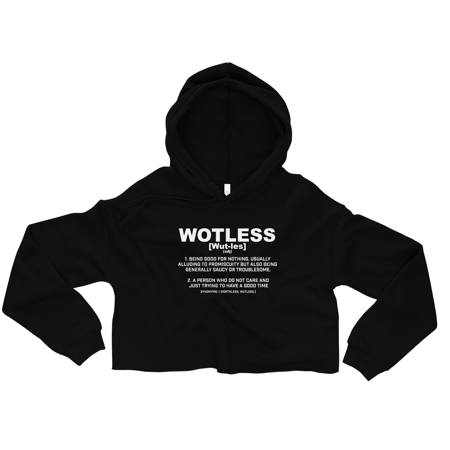 Wotless Crop Hoodie