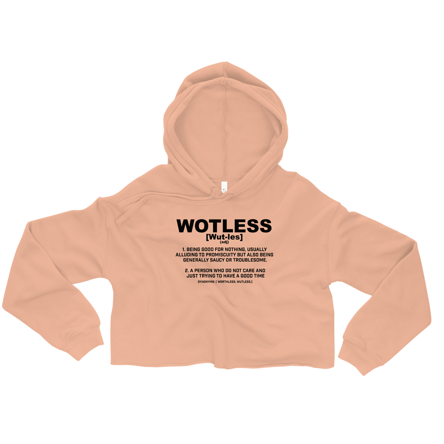 Wotless Crop Hoodie