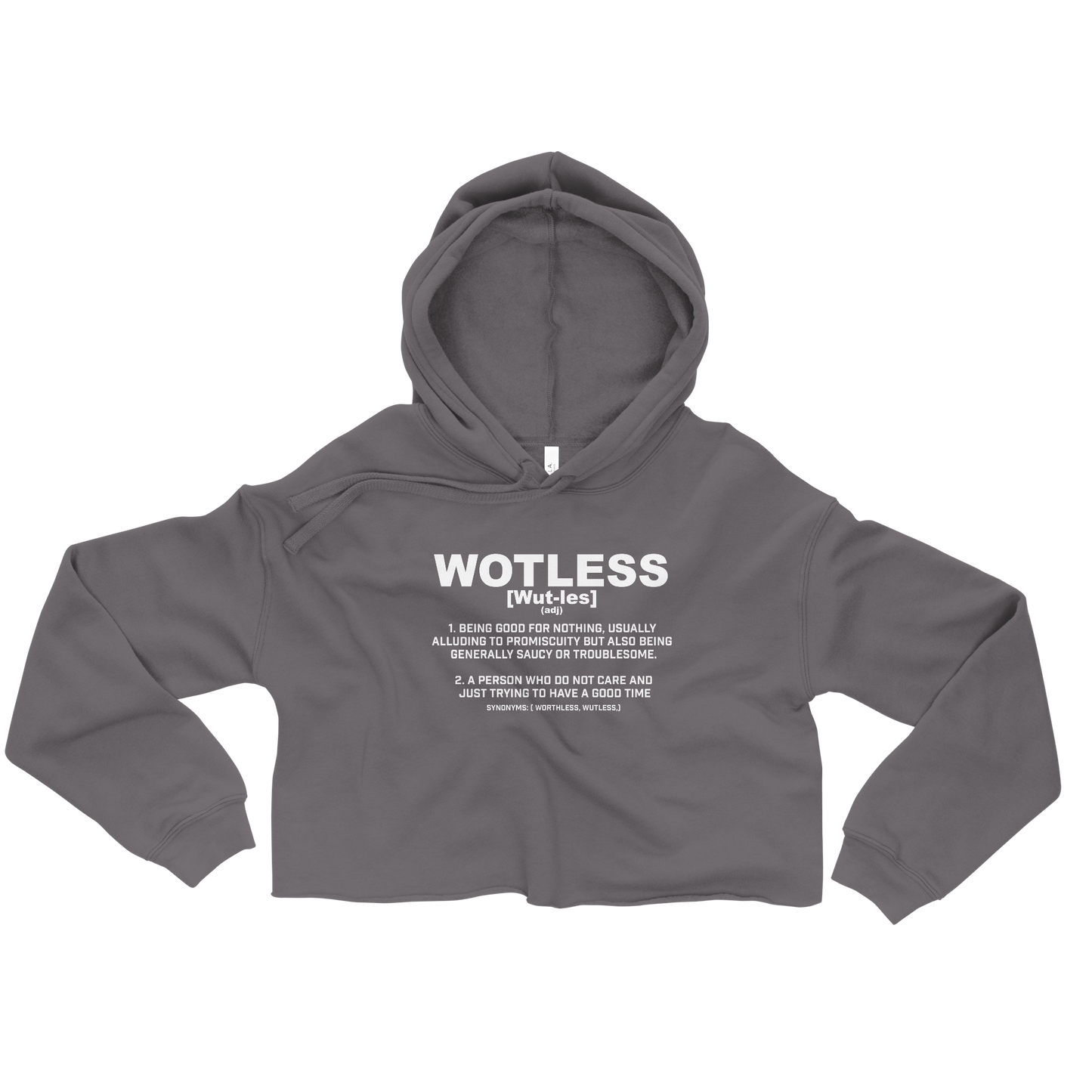 Wotless Crop Hoodie