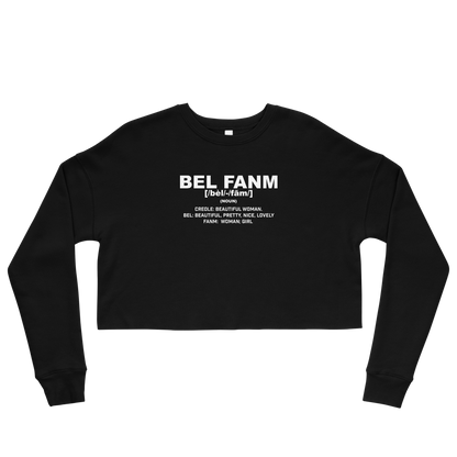 Bel Fanm Crop Sweatshirt