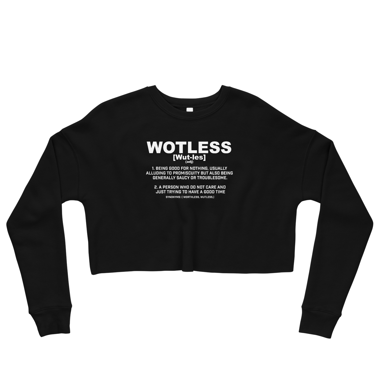 Wotless Crop Sweatshirt