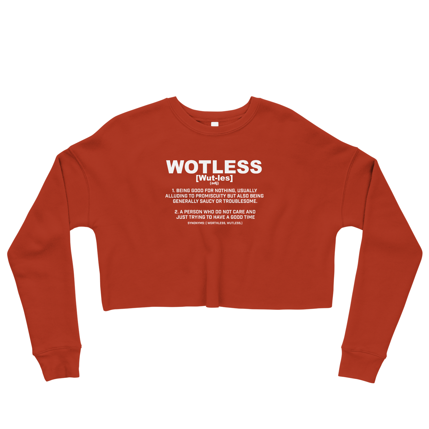 Wotless Crop Sweatshirt