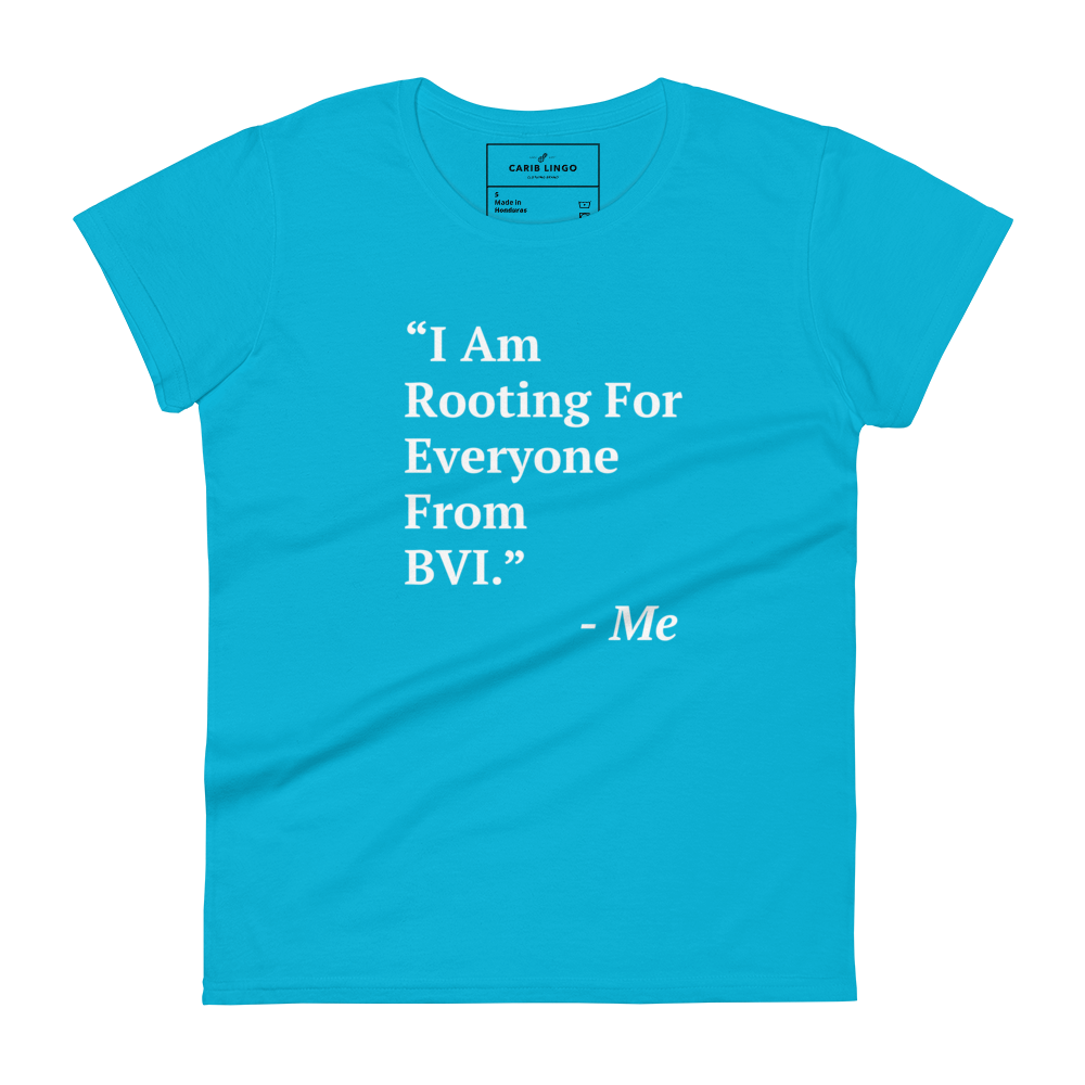 I Am Rooting: BVI Women's t-shirt