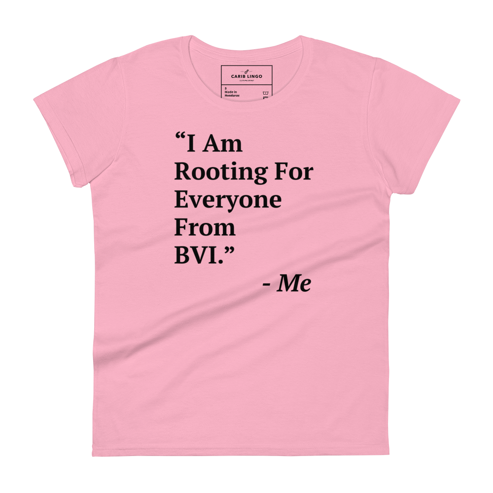 I Am Rooting: BVI Women's t-shirt