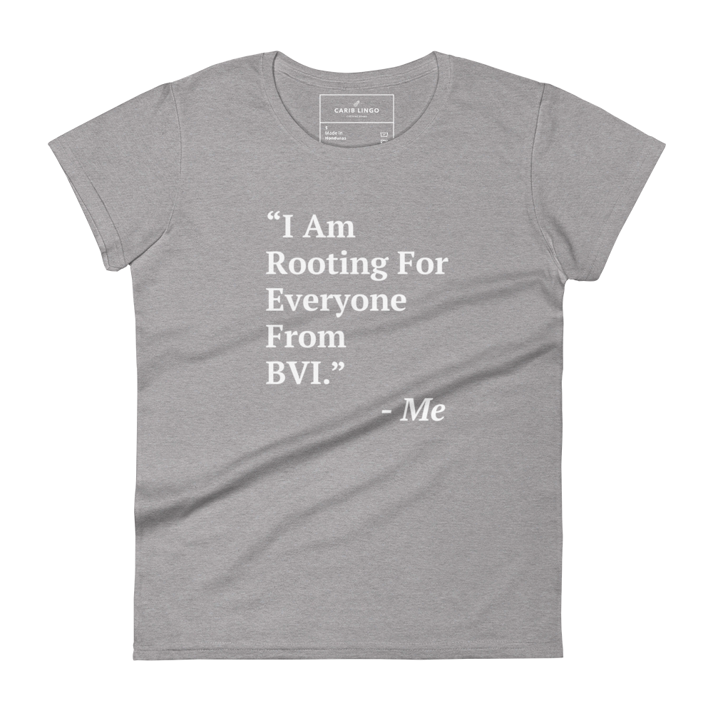 I Am Rooting: BVI Women's t-shirt