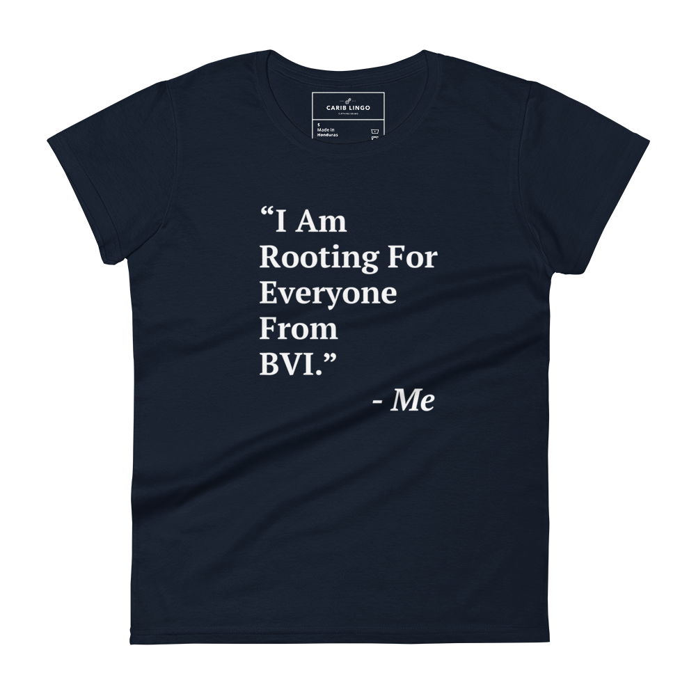 I Am Rooting: BVI Women's t-shirt