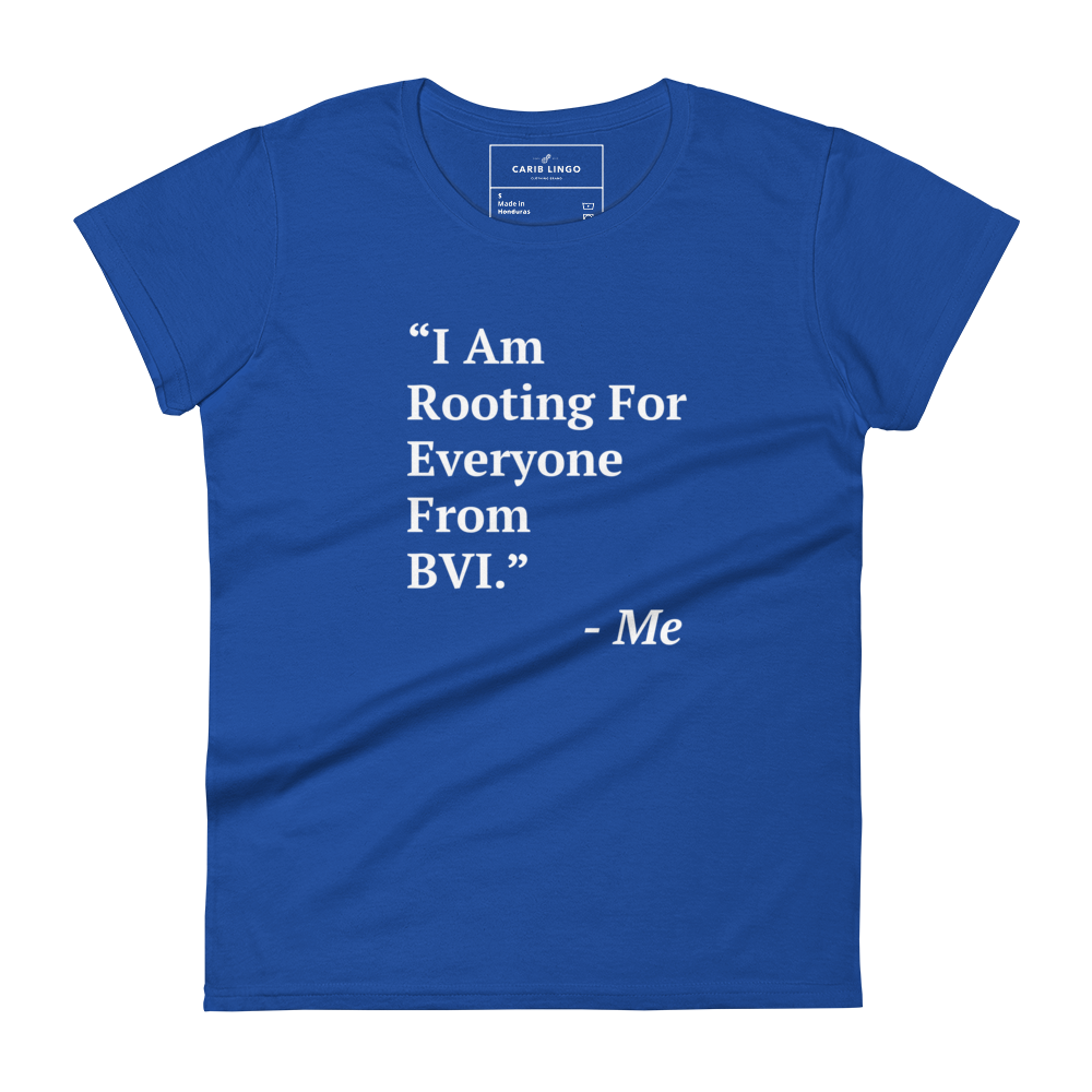 I Am Rooting: BVI Women's t-shirt