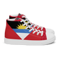 Antigua & Barbuda Women’s high top canvas shoes