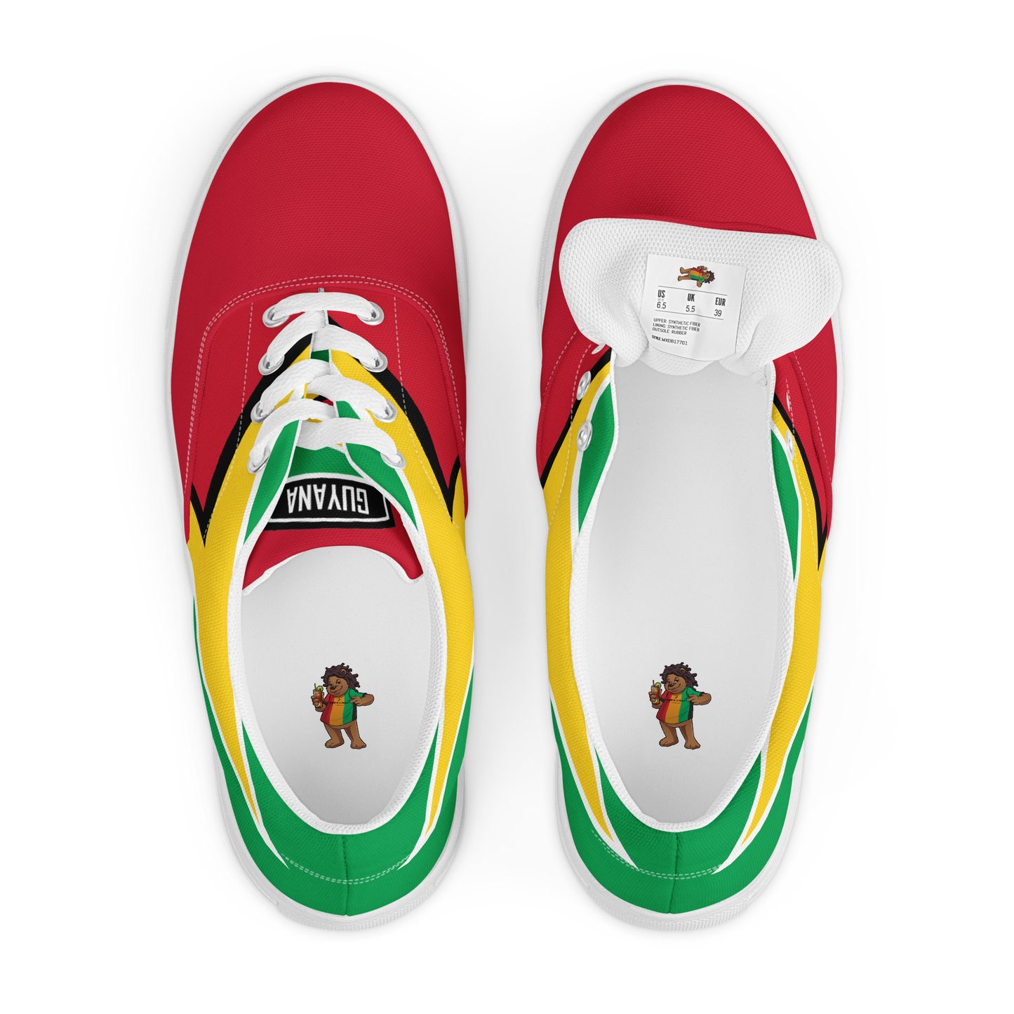 Guyana Women’s lace-up canvas shoes