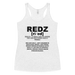 Redz Women's Racerback Tank