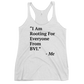 I Am Rooting: BVI Women's Racerback Tank